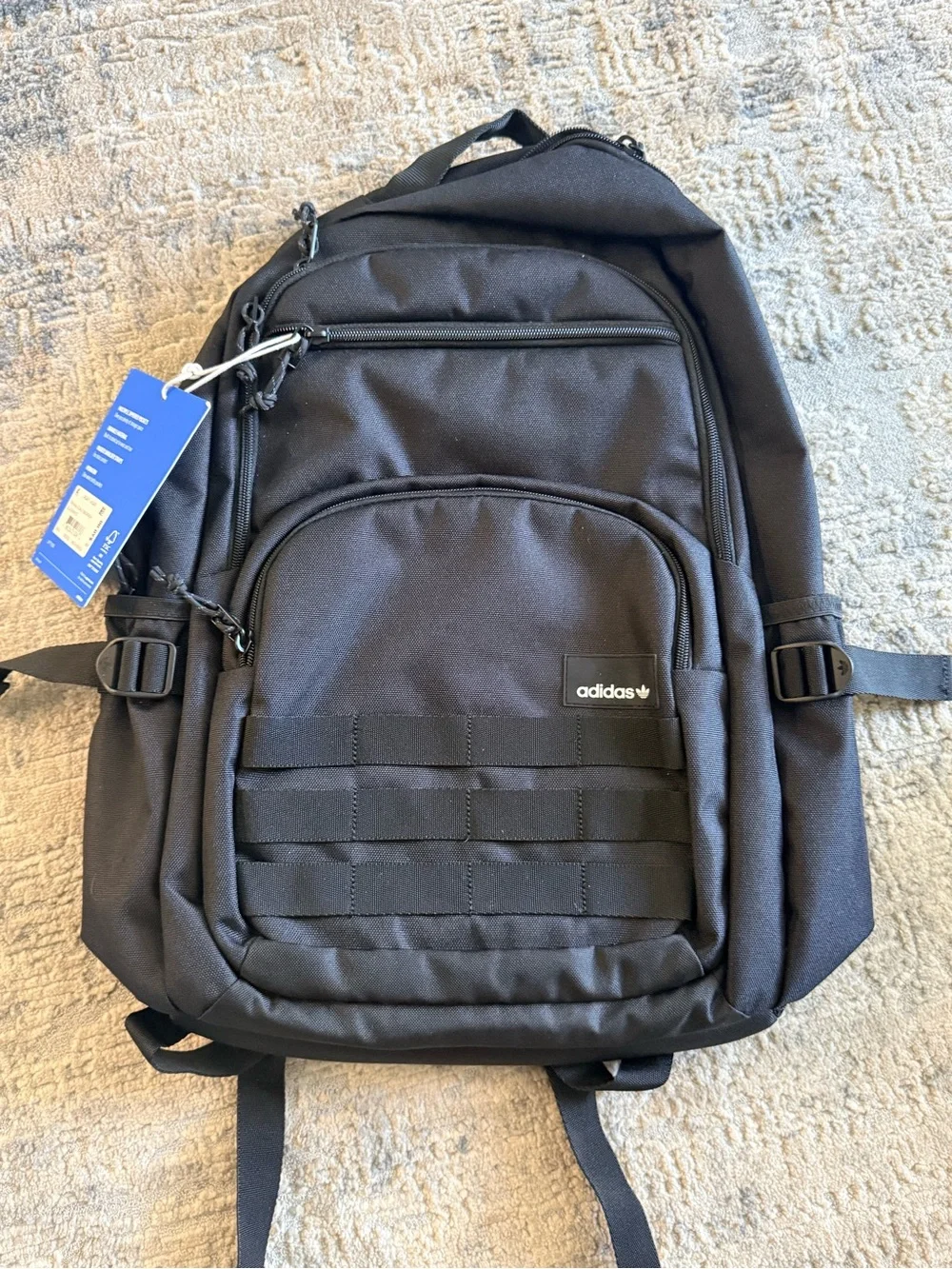 adidas Originals Daily Backpack Black White NWT JK3429